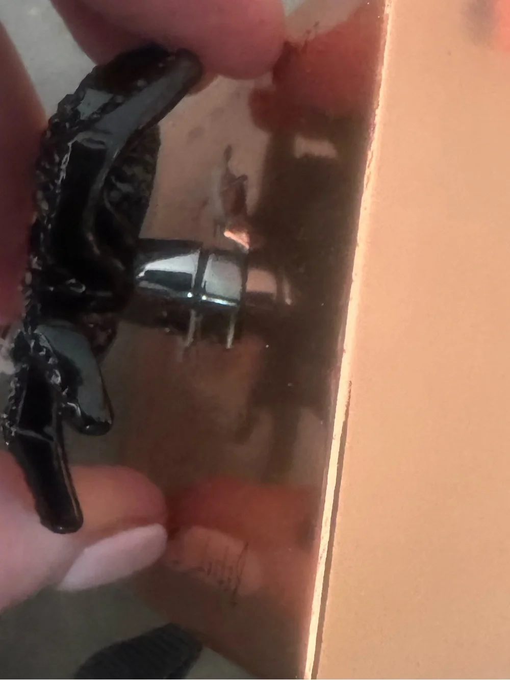 Betsey Johnson Black Jeweled Spider Ring